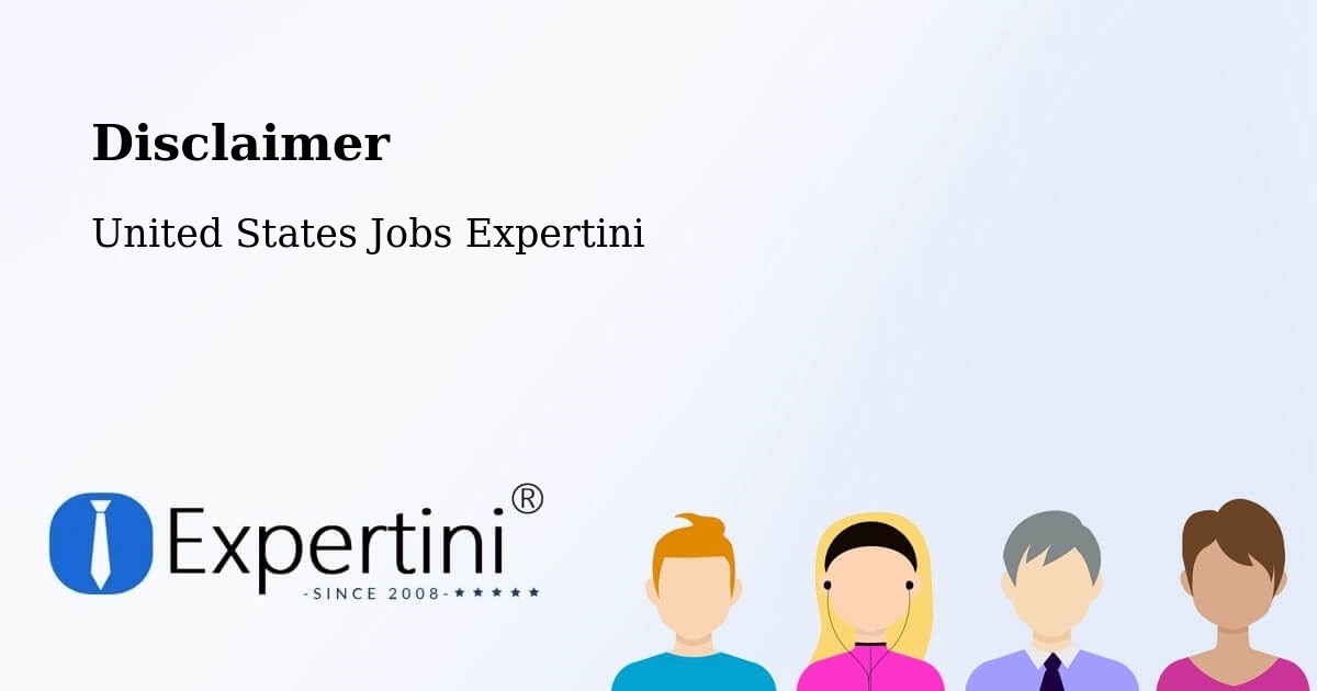 Disclaimer – Chesterbrook - United States Jobs Expertini